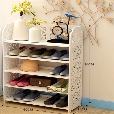 Zimtown 5 Tier Shoe Rack Closet Storage Cabinet Organizer Shelf For Entryway Home Furniture