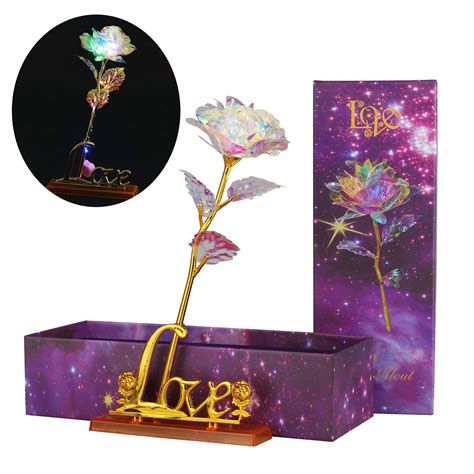 Maybe you would like to learn more about one of these? Colorful Galaxy Rose Flower Gift, EEEkit LED Light ...