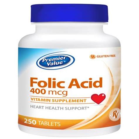 Nature Made Folic Acid 400 Mcg Tablets 250 Ct The Online Drugstore
