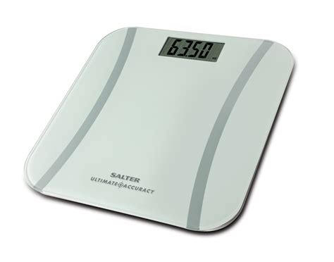 Delivering an accurate weight reading. Salter Ultimate Accuracy Digital Bathroom Scales - White ...