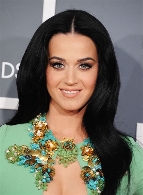 Black hair is often seen as a shade that's sexy, mysterious and dramatic. Katy Perry's 31 Best Hairstyles in Honor of Her 31st ...