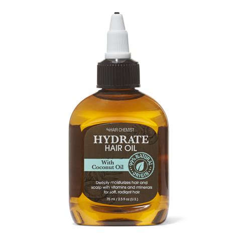 Hydrate Hair Oil with Coconut Oil by Hair Chemist ...