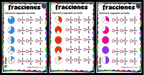 Actividades Para Trabajar Las Fracciones Imagenes Educativas