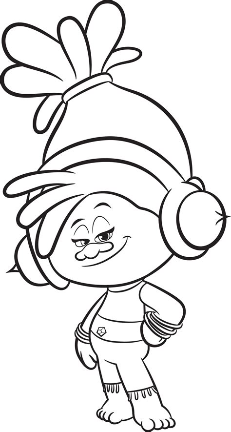 Desenhos Para Colorir Dos Trolls Poppy Coloring Page Coloring Pages