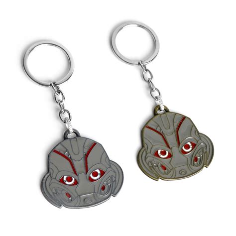 Mqchun 2 Colors Jewelry The Avengers 2 Age Of Ultron Head Keychain