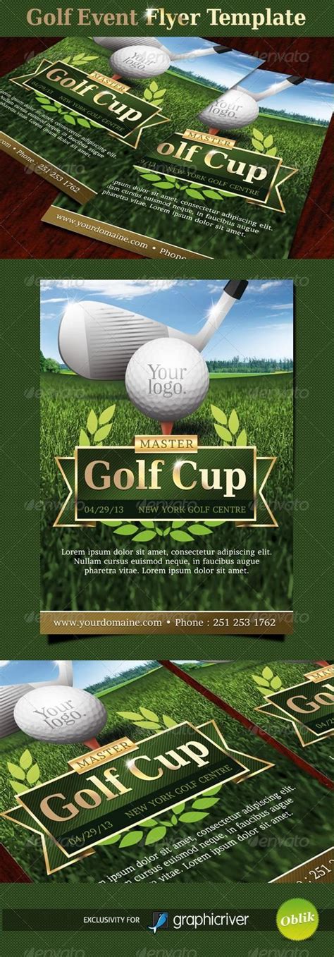 Golf Event Flyer Template Event Flyer Templates Golf Event Event Flyer