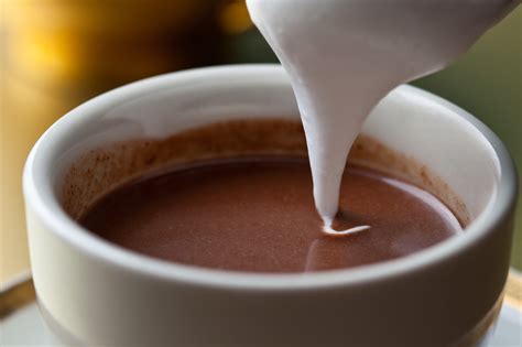 How about a soothing mug of salted caramel rum hot chocolate? hot chocolate recipe cocoa powder no milk