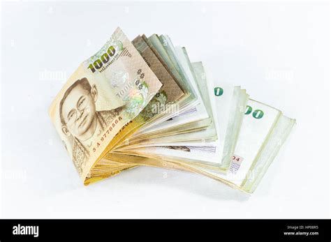 Thai Baht Banknote Thai Money Stock Photo Alamy