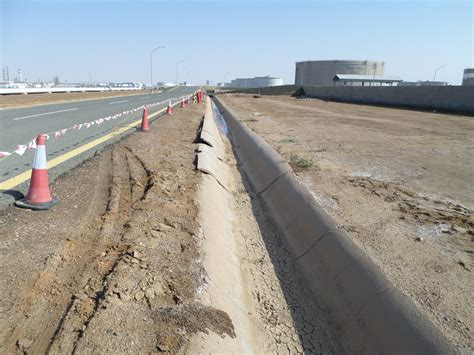 Concrete Canvas Channel Lining, Yanbu Refinery – FOQSCO – Freih Bin
