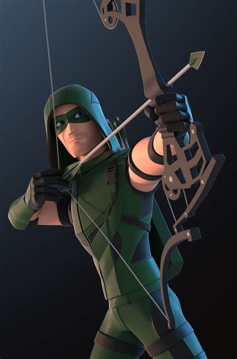 Green Arrow Disney Infinity Characters Superhero Art Arrow Poster