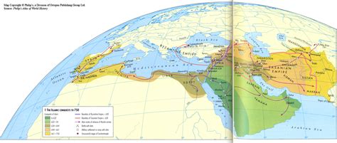 The Islamic Conquests To 750 Mapping Globalization