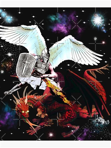Archangel Spirits Of War Poster By Swordofgod Redbubble