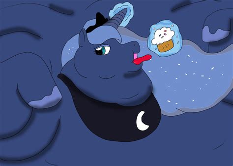 Submitted 7 years ago by notsosecretclopaccnt. Squishy Luna Eating cupcakes by sakenskunk on DeviantArt