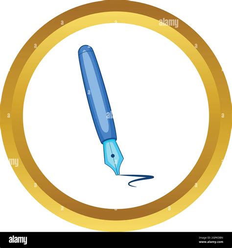 Ink Pen Vector Icon Stock Vector Image And Art Alamy