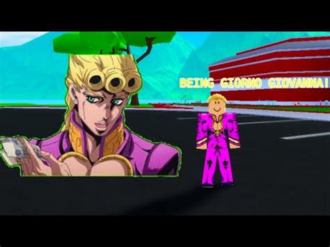 Being Giorno Giovanna In Robloxian Highschool Roblox Youtube