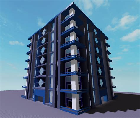 Modern Apartment Building I Made Free Roblox