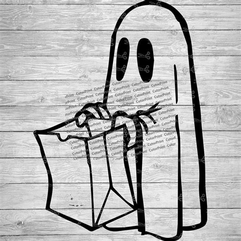 Ghost Trick Or Treater Svgeps And Png Files Digital Download Files For
