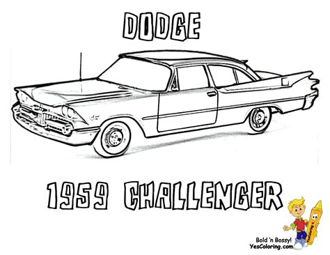 The pictures show a reliable vehicle with a beautiful design, a miracle of our time. Ice Cool Car Coloring Pages | Cars | Dodge | Free | Car ...