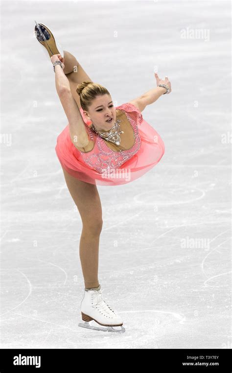 Maria Sotskova Oar Competing In The Figure Skating Ladies Short At
