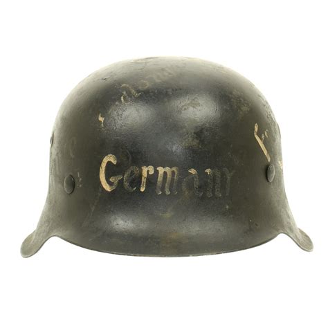 Original German Wwii Usgi Bring Back Trench Art M42 Helmet
