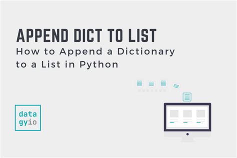 How To Append A Dictionary To A List In Python Datagy