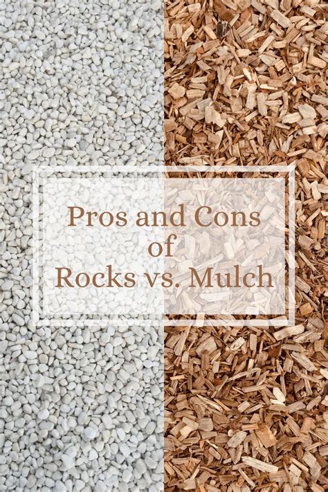 Pros And Cons Of Rocks Vs Mulch Landscaping Around House Stone