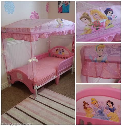 Not disney just normal and simple brand princess bed canopy tutorial where we unpack and open the box, drill in the ceiling and hang the princess bed canopy. Disney Princess Toddler Canopy Bed & Our Disney Princess ...