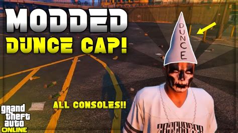 Gta 5 How To Get Modded Dunce Cap No Badsport Using Clothing