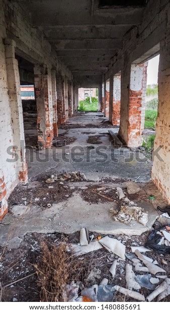 Abandoned Old Run Down Building Village Stock Photo 1480885691