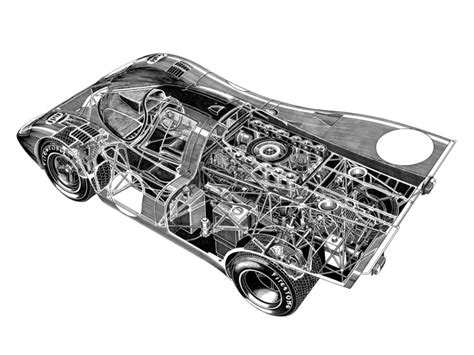 1969 Porsche 917k Race Racing Classic 917 Interior Engine