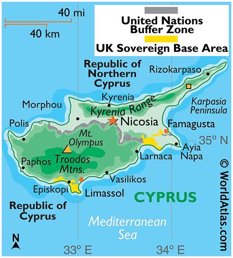 Road Map Of Cyprus Tourist Map Of Cyprus Maps Of Dist