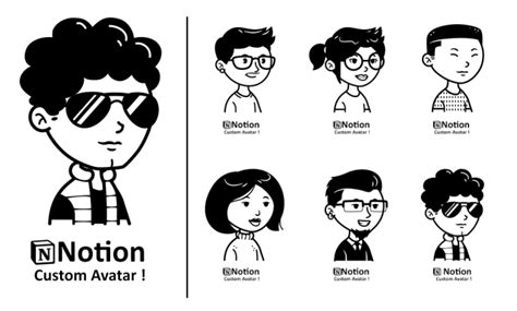 Create Custom Notion Avatar Cartoon Style By Comicstrip Fiverr