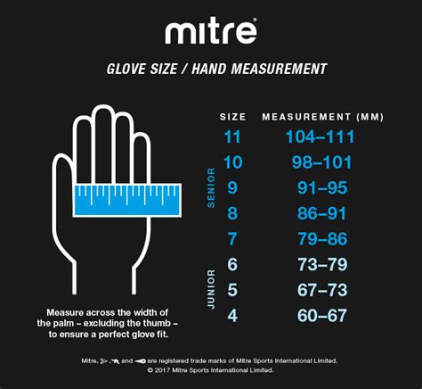 Best way to determine goalie glove sizing is to measure the length of the goalkeeper's hand from tip of the middle finger to the end of the palm. Goalkeeper Glove Size Guide, Goalkeeper Glove Sizes ...