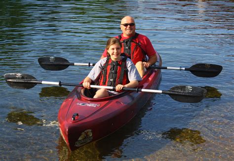 The tandem offers some significant advantages over a single kayak. Single and tandem kayaks, as well as canoe rentals for two ...