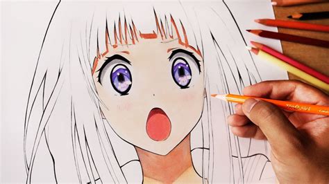 How To Color Anime Eyes And Skin Using Colored Pencils Eru Chitanda