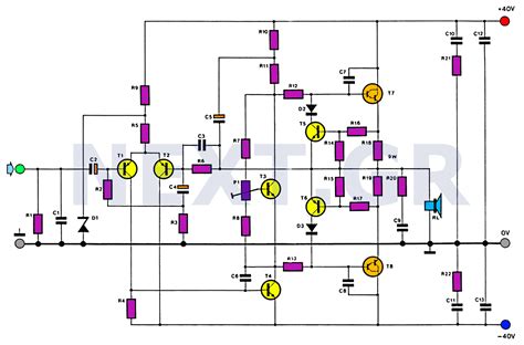 Schematic Diagram Of Power Amplifier