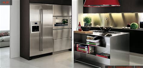 The soul of minimal, modern design is stainless steel. Stainless Steel Kitchen Designs