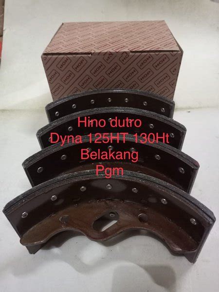 Jual Brake Shoe Rear Kampas Rem Belakang Komplit Hino Dutro Toyota Dyna