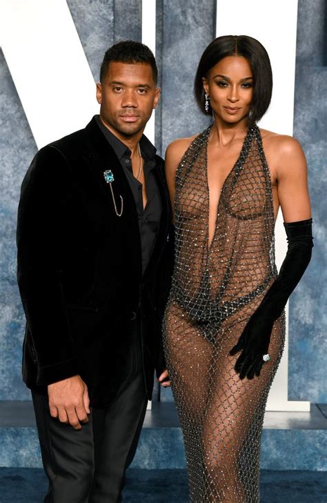 Ciara Basically Naked With Russell Wilson On Oscars Red Carpet Herald Sun