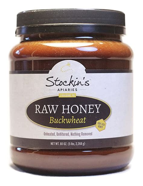 Amazon Stockin S Apiaries Raw Buckwheat Honey In Bulk Unheated