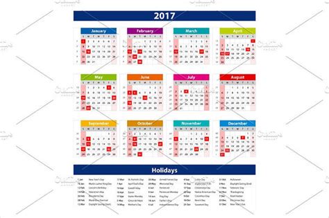 Free 9 Holiday Calendars In Psd