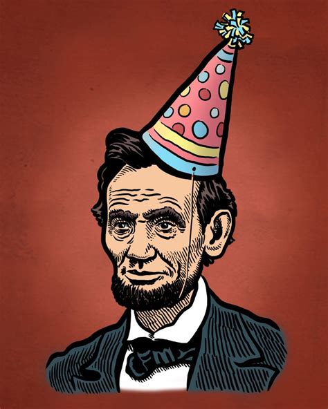 Abe Lincoln Birthday Print Etsy Lincoln Birthday Abraham Lincoln
