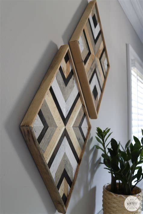 This simple wooden art project adds a ton of style to any space, and you only need a table saw and pin nailer to make it. DIY Scrap Wood Wall Art | Bernzomatic