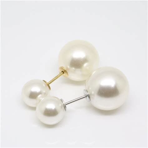 100pcs 3cm Double Imitation Pearl Big Pins Pearl Brooch Multi Purpose