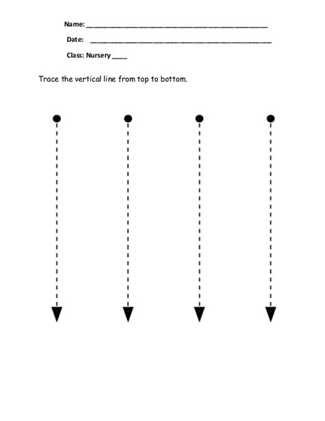 Tracing Vertical Lines Worksheets Worksheetsday Gambaran