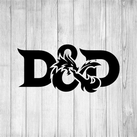 D&D Logo Dungeons and Dragons Svg Dnd Logo Dungeons and - Etsy