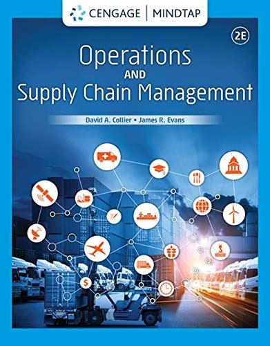 Operations And Supply Chain Management Mindtap Course List Collier