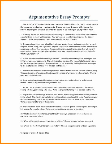 Position essay examples to help you grasp the idea. Example argumentative essay middle school. Argumentative essay example for middle school. 2019-02-21