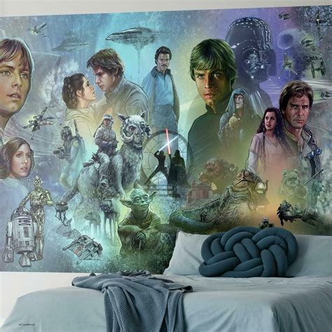 Star Wars Original Trilogy Peel And Stick Mural Original Trilogy