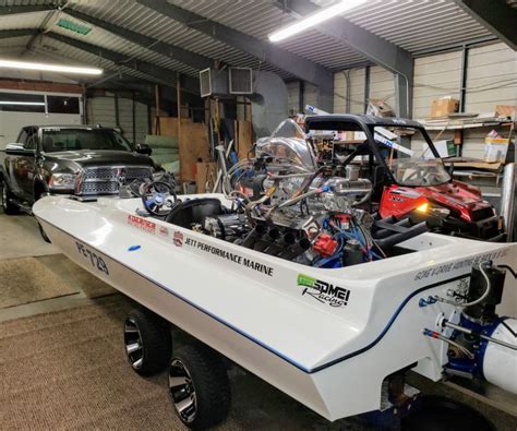 Reduced 2002 Tom Papp Stealth Blown Alcohol Competition Jet Boat